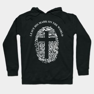 Jesus-christ-team jesus- religious - gift - cross fingerprint Hoodie